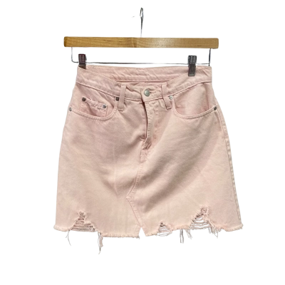 Nobody Denim Womens  Size 25 Mini Skirt Pink  
