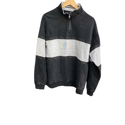 Ghanda Womens  Size 14 Quarter Zip Fleece Jumper Black /Grey / Blue / Green / Purple / Yellow 