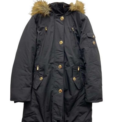 Michael Kors Womens  Size M Winter Hooded Puffer Coat Black  