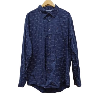 Tommy Hilfiger Mens Size XXL Business Shirt Blue (12)