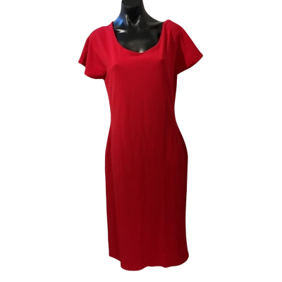  LTS  Size 14 Midi Dress Red 