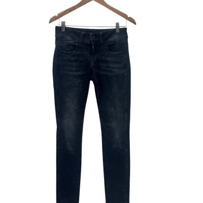 G-Star Raw Womens  Size 28 / 32 Mid Skinny Jeans Black  