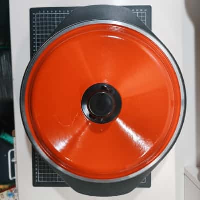 Bessemer Australia Margaret Fulton Orange Lidded Casserole Pot PreOwned 