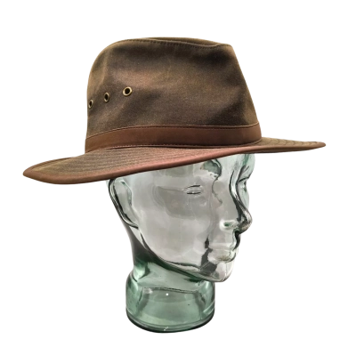 Outback Trading Company Madison River Oilskin Hat Size M/58 - See Description