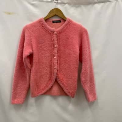 Fashion Flo Women's Size XS Cardigan Pink  