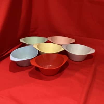 Ornamin Melamine Cereal Bowls, set of 6