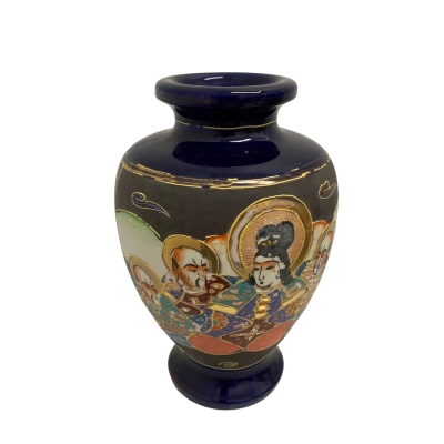 Vintage Japanese Satsuma Moriage Vase