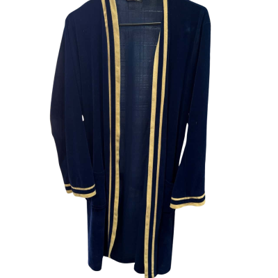 Playboi Unisex  Size 18 Navy Blue Dressing Gown 
