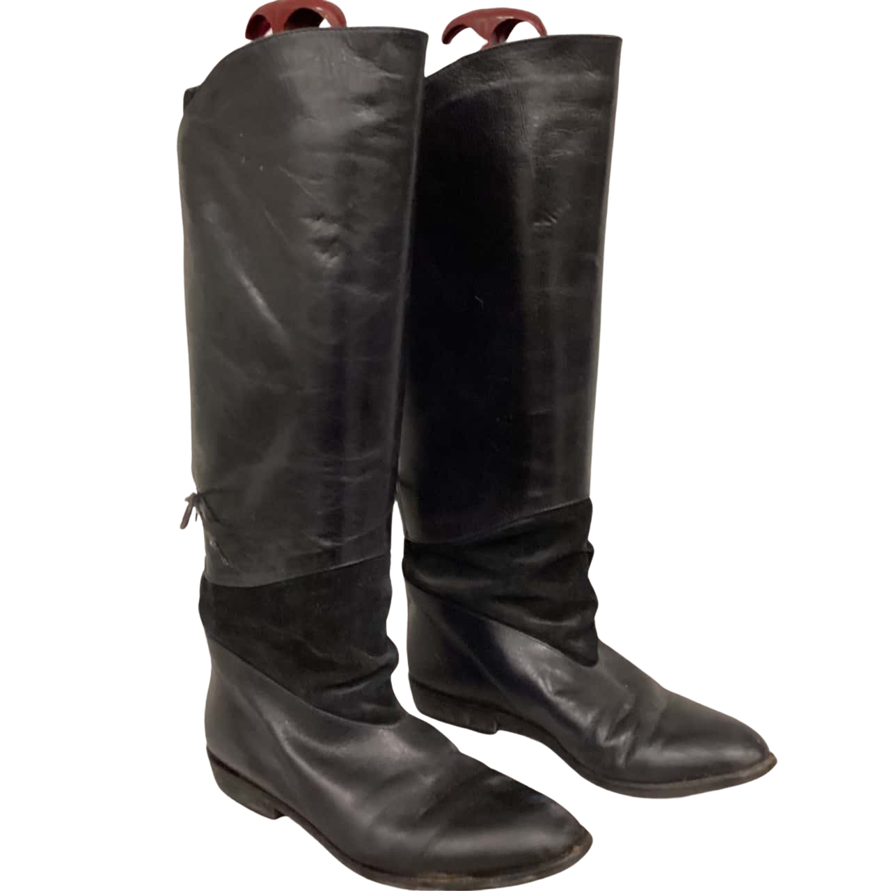 Russell Bromley Womens Size 39 Black Knee High Leather Boots s russell-bromley-womens-size-39-black-knee-high-leather-boots-s