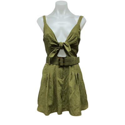 Pilgrim Womens Size 8 Playsuit Khaki 
