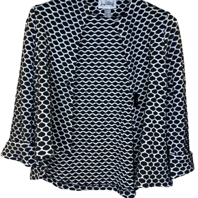 Joseph Ribkoff Womens  Jacket Size 10 / 8 Black  / White 