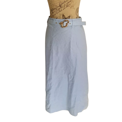 Portmans Womens Maxi Skirt Size 16 Light Blue BNWT
