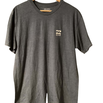 Billabong Mens T Shirt  Size L Grey 