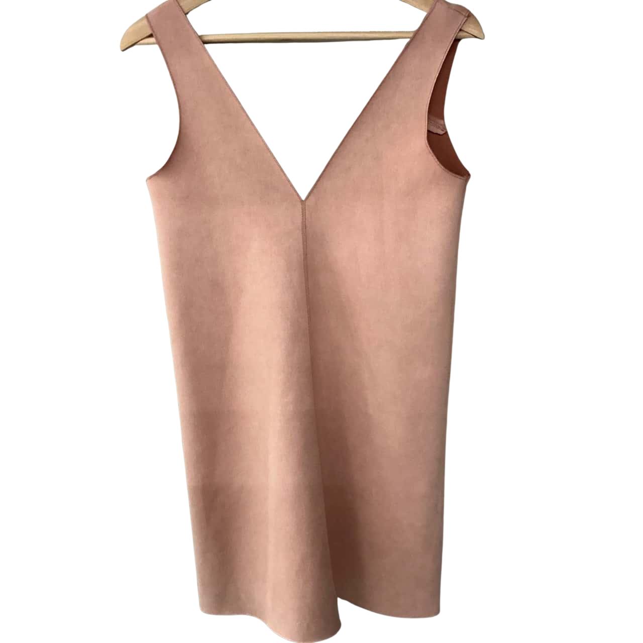Womens Size S Pink Zara Faux Suede Dress(s)