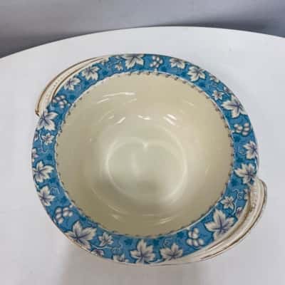 Vintage Burleigh Tudor Ceramic Bowl 260mm