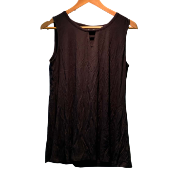 Blue Illusion Womens  Size M Singlet Top Black  