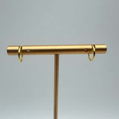 925 Golden Tone Sleeper Earrings