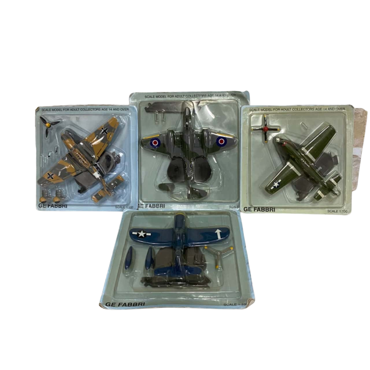 GE FABBRI model Planes x 4(s)