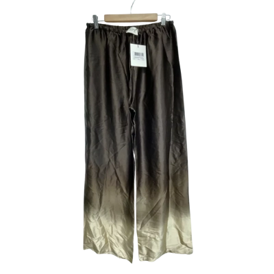 Dissh Huxley Choc Ombre Silk Pant size 12