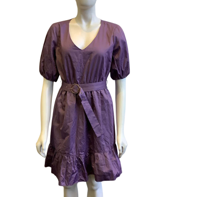 BNWT Portmans Women's Size 10 Short Sleeved Mini Dress Purple 