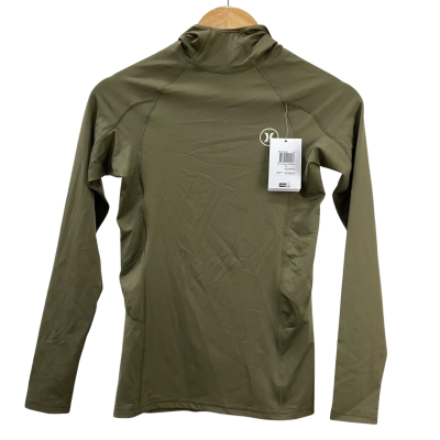 Brand New - Mens Hurley Surf+ Hooded Long Sloeeve Rashvest - Size S - Green (89.99)