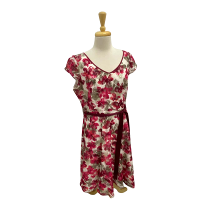 Anthea Crawford Floral Midi Dress.  Size 18 
