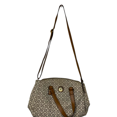 Tommy Hilfiger Womens Handbag Brown / Cream 