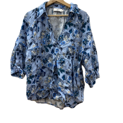 Sportscraft Womens Shirt Size 14 Blue 