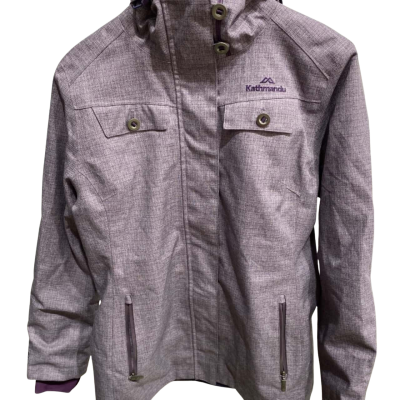 Kathmandu Womens Size 14 Raincoat Purple 