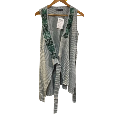 BNWT Ishka Womens  Size M Wrap Top Green RRP $79