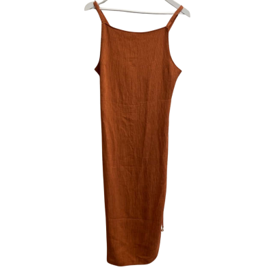 Veronica Maine Womens  Size 14 Maxi Dress / Sleeveless Orange 