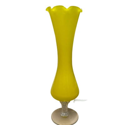 Vintage glass vase 70s 