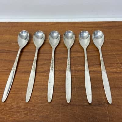6 x Grosvenor Christine long handled spoons
