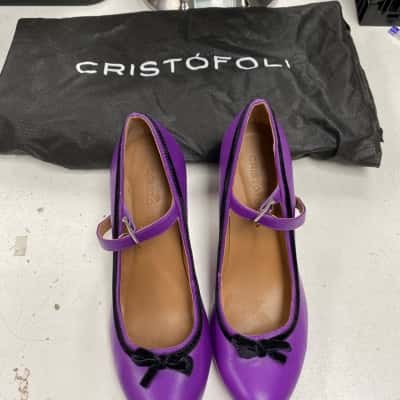 Cristofoli  Size 38 Heels Purple 