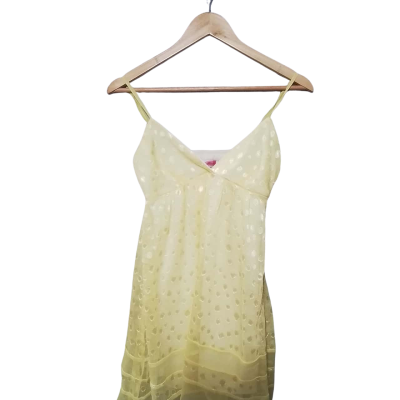  Face To Face Women's Size 7 Mini Dress / Sleeveless Dress  Yellow 
