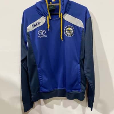  NRL Authentic Cowboys Mens Hoodie Blue 