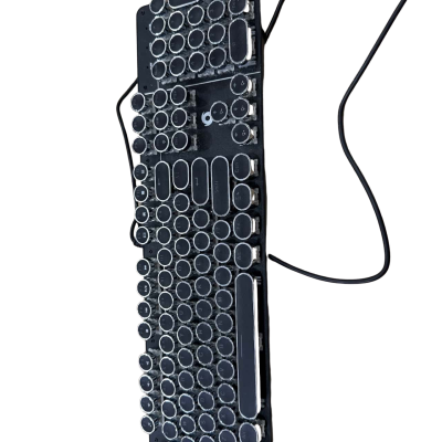 Retro Gaming Mechanical Black Keyboard 