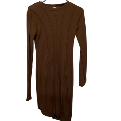 Dazie Womens  Size 8 Mini Dress Brown 