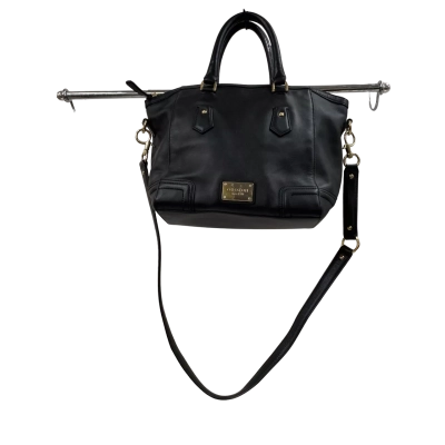 Oroton Women's Black Leather Shoulder Bag  
