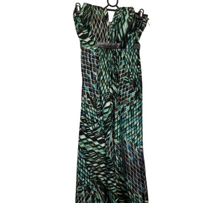 Bariano Womens  Size 6 Formal Dress / Halter Neck Dress Multicoloured 