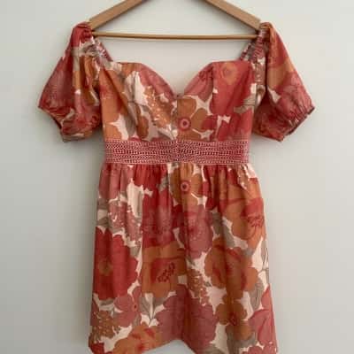  Azzurielle Womens  Size 10 'Euphemia' Off Shoulder Dress -NEW with Tags