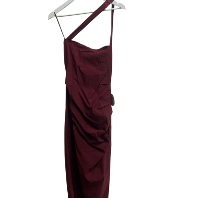 Pilgrim Womens  Size 10 Diane Halter Neck Dress Burgundy