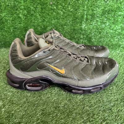 Nike Air Max Plus Khaki Green Sneakers Size 12 US