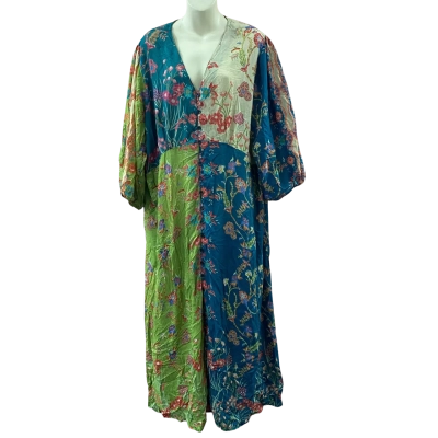 LulaSoul Women's Midi Dress Multicoloured Size 3X