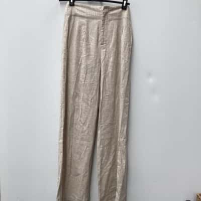 Staple the Label Womens  Size S Bootcut Pants Natural / Nude 