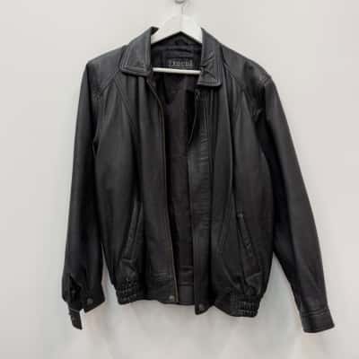 Prouds Real Lamb Leather Black Jacket - Australia - Size XL 