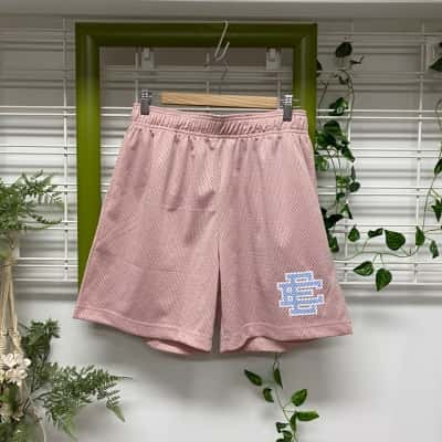  Eric Emanuel Womens  Size L Basketball  Shorts Pink  