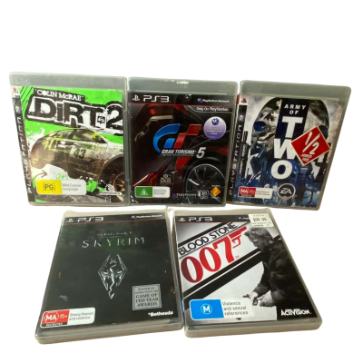 5x Assorted PS4 Games Bundle