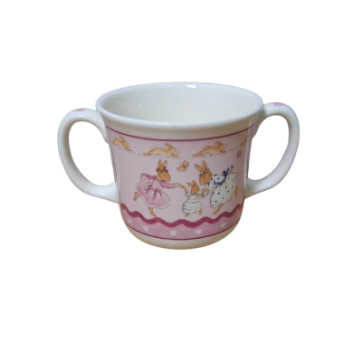 Royal Doulton Bunnykins Sweet Hearts Double Handled Mug