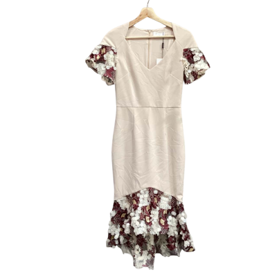Romance by honey&beau Nude Midi Frill Dress Size 8